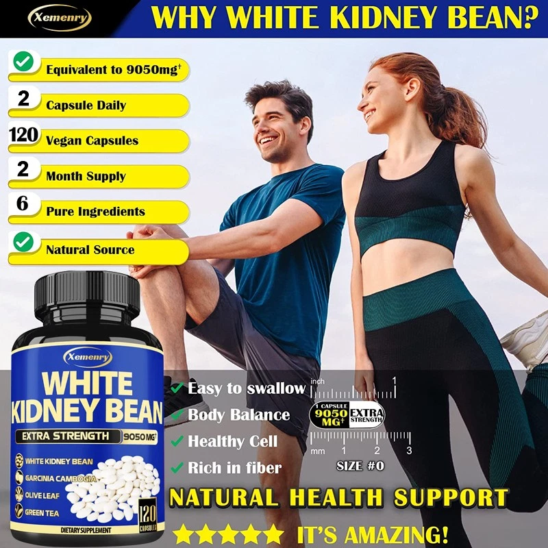 Weiße Kidneybohnen – Grüner Tee –Natürlicher Kohlenhydratblocker,Gewichtsverlust - Bild 4 von 4