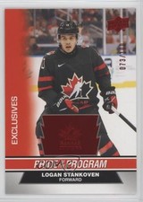 2023 Team Canada Juniors Pride of the Program Exclusives Logan Stankoven 12cy