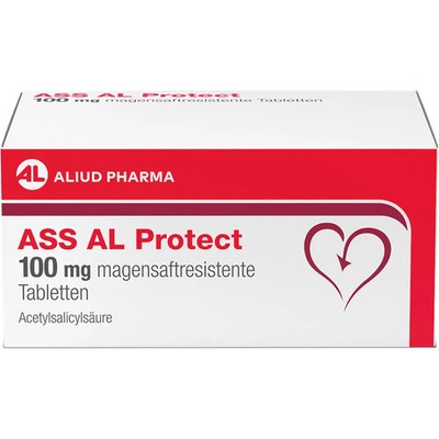 Ass al Protect 100 mg Magensaftresistente Tabletten Bei Erhöhtem Herzinfarkt-...
