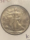 1938-D Walking Liberty Half Dollar Beautiful High Grade Coin Key Date 90% Silver