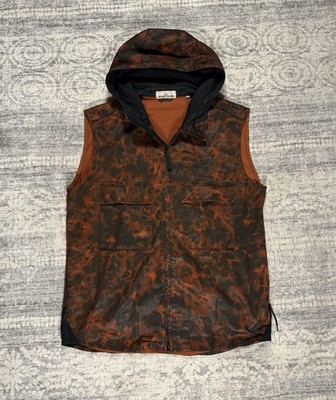 Stone Island Cargo Vest Mens Custom Sleeveless Authentic XL Raso Tortoise AW14