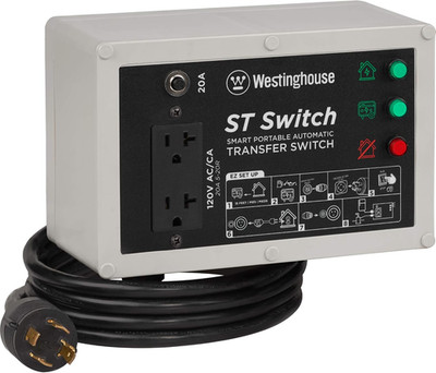 Westinghouse ST Switch Smart Automatic Transfer Switch Sump Pumps Refrigerators