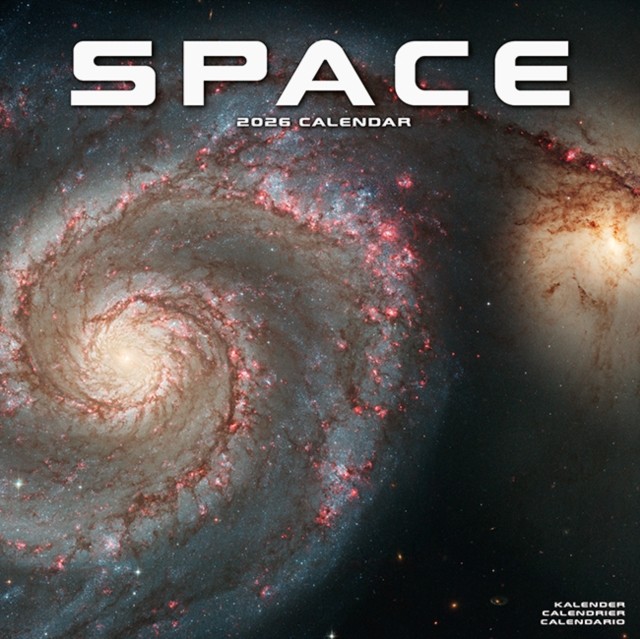 Space Calendar 2026  Square Wall Calendar  16 Month CALENDAR 9781804607831