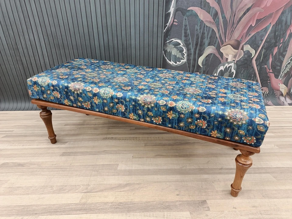 Hallway bench, Piano bench, Wood work bench, Dining bench, Rug bench, Pouffy - Image 2 of 4