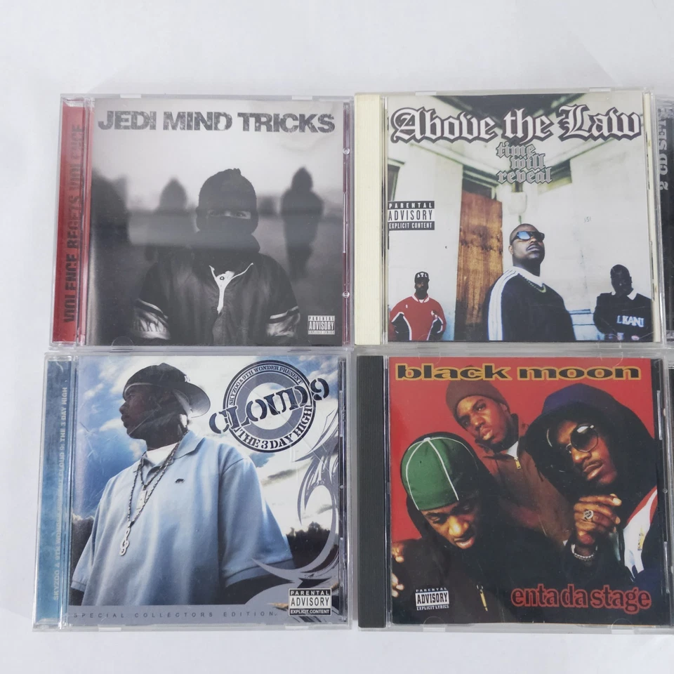 Rap Hip Hop CD Lot Jedi Mind Trick Black Moon Cloud 9 Above Law 1990s 2000s Rare Foto 2 de 4