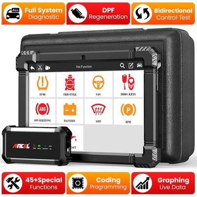 ANCEL X7 HD Heavy Duty Truck Diagnostic Tool All System DPF ABS ECU Rest Scanner