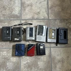 Lot Vintage Cassette Tape Player Recorder Portable Walkman Aiwa Panasonic Sony