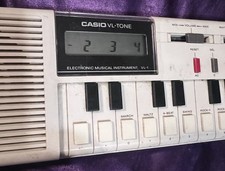 Casio VL-Tone VL-1 Keyboard Synthesizer Case/ Cords Not Incl Tested/Works