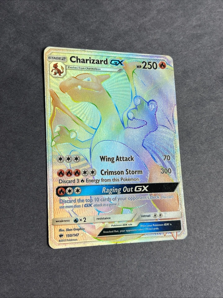 Charizard GX (Secret) 150/147 Sm-Burning Shadows Holo - Image 2 of 4
