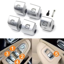 Window Switch Button Covers W205 W213 W253 W222 W293 Repair Set