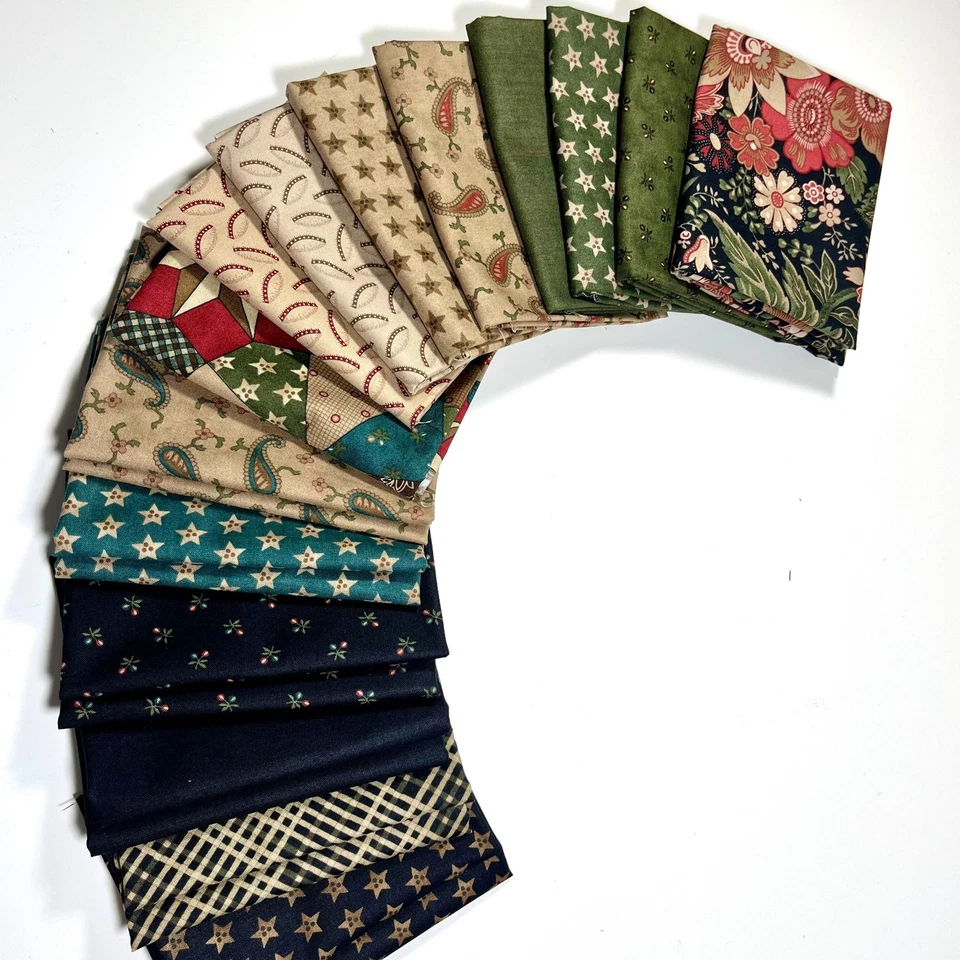 Remembrance Fabric by Brannock and Patek for Moda Fat Quarter 15-Pack 100%Cotton - Image 2 of 4