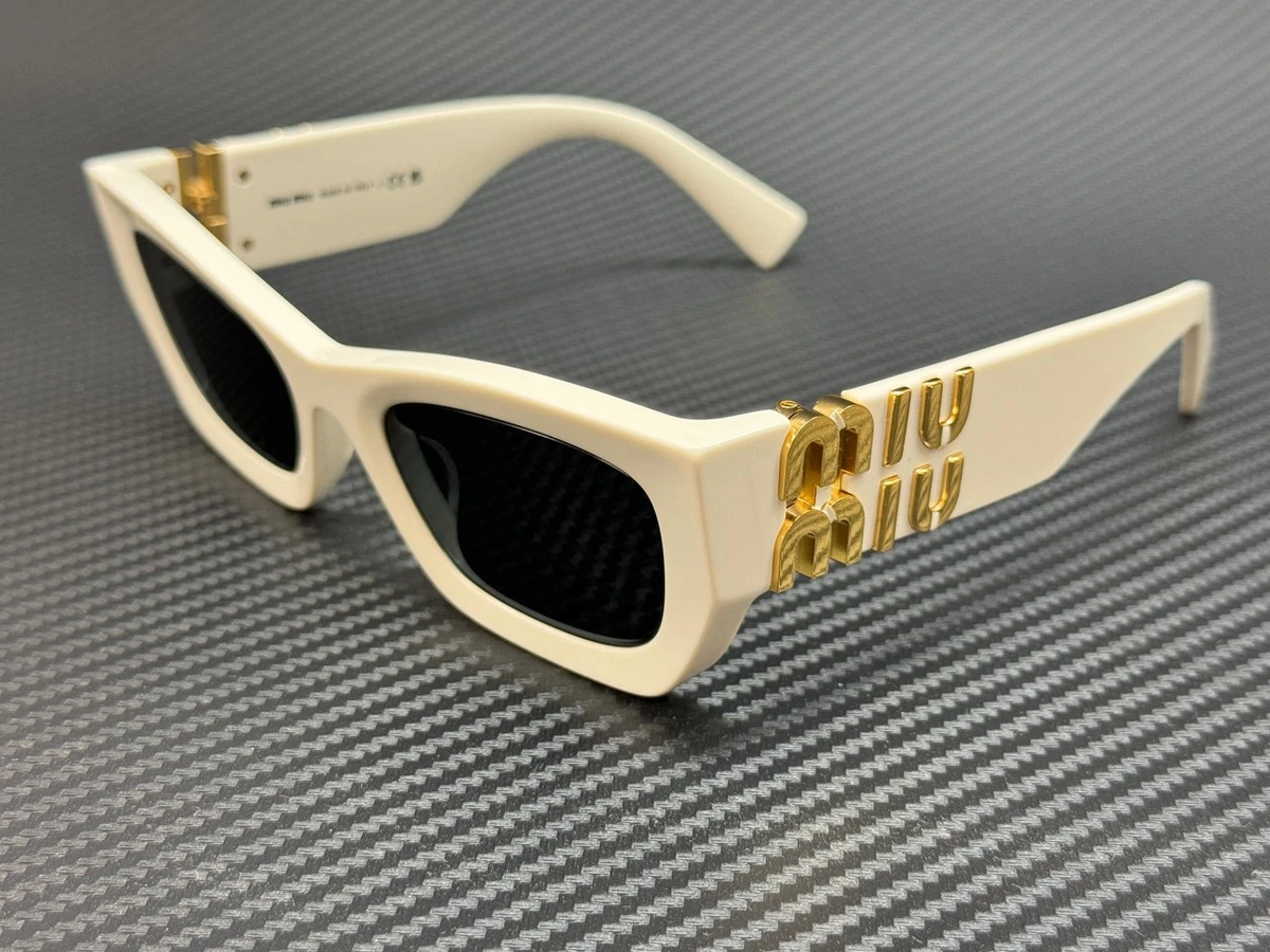 Miu Miu White Plastic Sunglasses for Women for sale | eBay