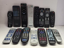 Lot of 15 Remotes Various Models RCA Sony GE Magnavox Philips JVR Toshiba Yamaha