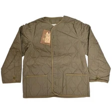 Buzz Rickson's XL Liner Jacket Khaki Military Outerwear JAPAN