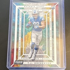 2019 Panini Player of the Day T.J. Hockenson Rookie #57 Detroit Lions Football