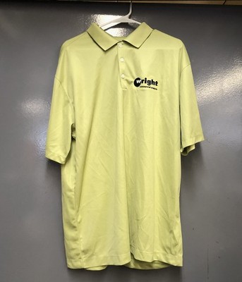 WRIGHT STANDER  NIKE  GOLF  DRI-FIT  POLO SHIRT  L  LARGE