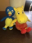 Backyardigans Tasha Ty Beanie Baby Plush 2006 & Pablo Plushie Vintage Toy 2 Lot
