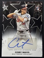 2025 Topps Update Series - Baseball Stars Autographs Coby Mayo #BSA2-CM Black/10