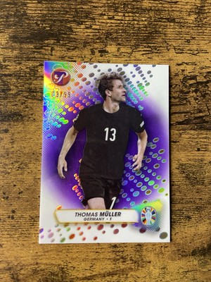 2023 Topps Pristine Road to Euro '24 Purple Refractors #68 Thomas Muller 25/99
