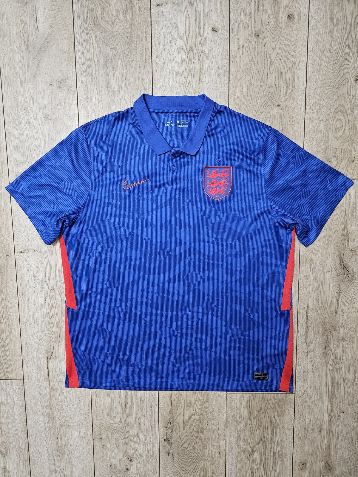 ENGLAND 2020 2022 AWAY FOOTBALL SHIRT SOCCER JERSEY BLUE 2XL NIKE