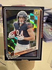 Colston Loveland 2025 Panini Donruss The Rookies Rookie Insert #14 Chicago Bears