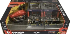 Burago 1:43 Formula Racing Paddock SetItem 1851433| Model 1851433Red Bull