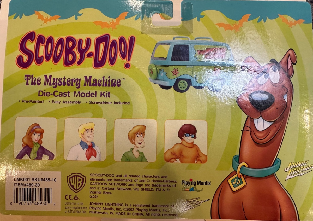 Mystery Machine Van Model Kit 2002 Diecast Scooby Doo Johnny