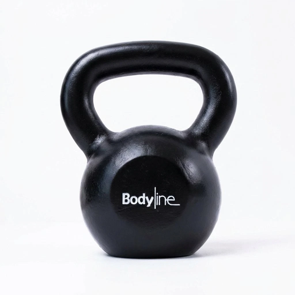 BODYLINE Cast Iron Kettlebell 12 kg Weights - Professional for Bodyline Training