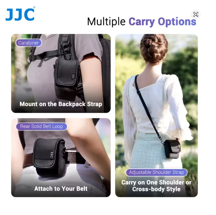 Чехол для переноски JJC для Canon PowerShot V10 и DJI Osmo 360, ударопрочная дорожная сумка - Изображение 4 из 4