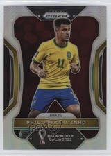 2022 Panini Prizm World Cup Qatar Silver Prizm Philippe Coutinho #33 1em1