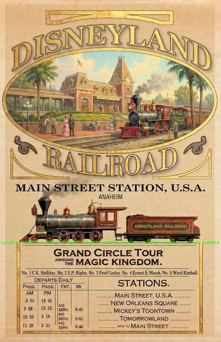 disneyland poster products for sale | eBay