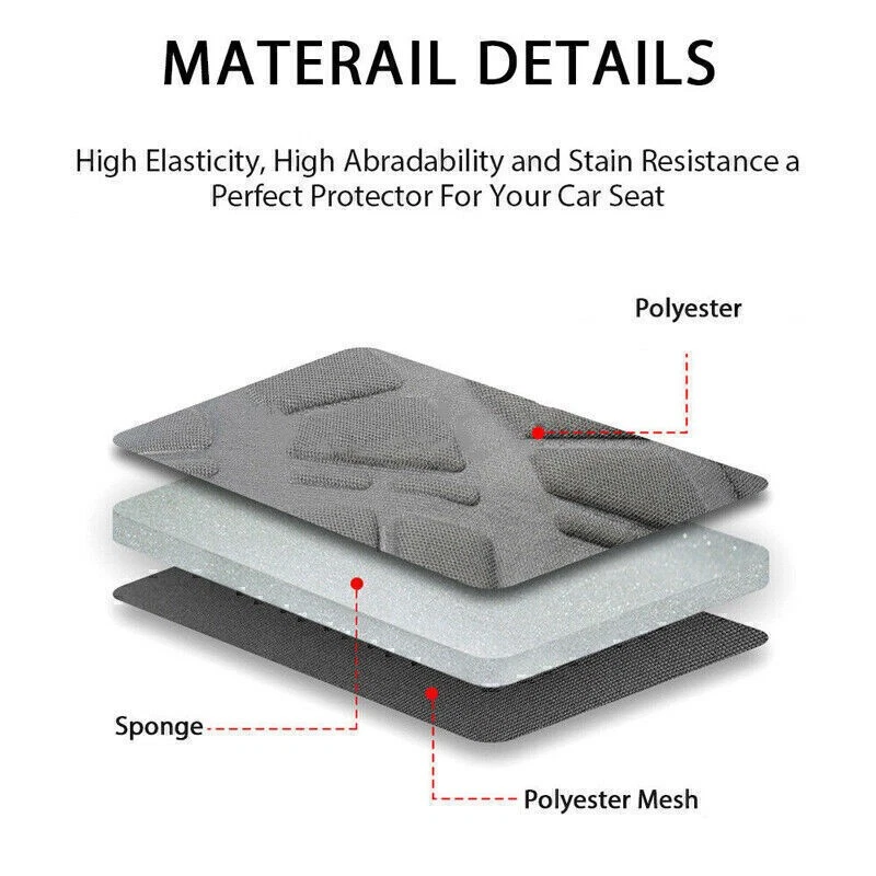 For Mini Cooper Paceman Hatchback Black & Grey Front Seat Cover Protector Cloth Foto 3 de 4