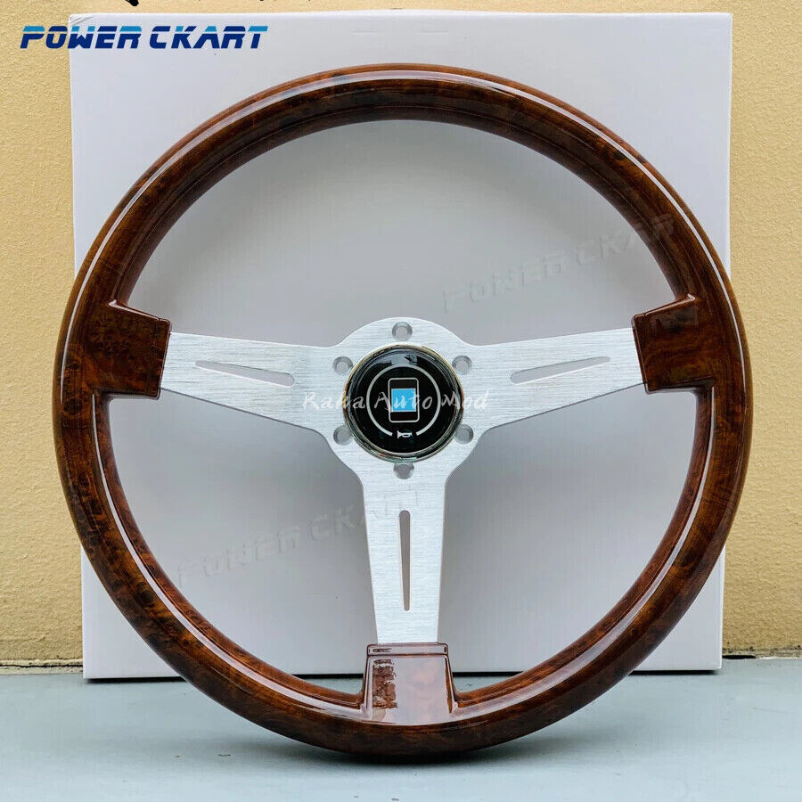 パーツ ALL WOOD Steering Wheel Sacae0efbe48d4f2c95f2ece3b8351