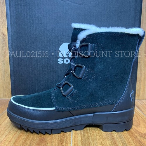 SOREL Women's Tivoli IV Waterproof Winter Leather Boots ~ Black ~ US 7 10 11 - Picture 2 of 5