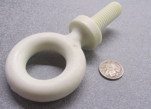 Fiberglass Flanged Eyebolt 5/8"-11 x 1.75" Length, 1 Unit - Picture 6 of 9