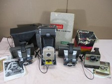 4 Vintage Polaroid Land Camera Model 150 Colorpack II Pronto Lot  UNTESTED