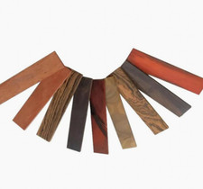 20PCS Redwood bookmark thin slice scaleboard carving wood DIY Material Rosewood