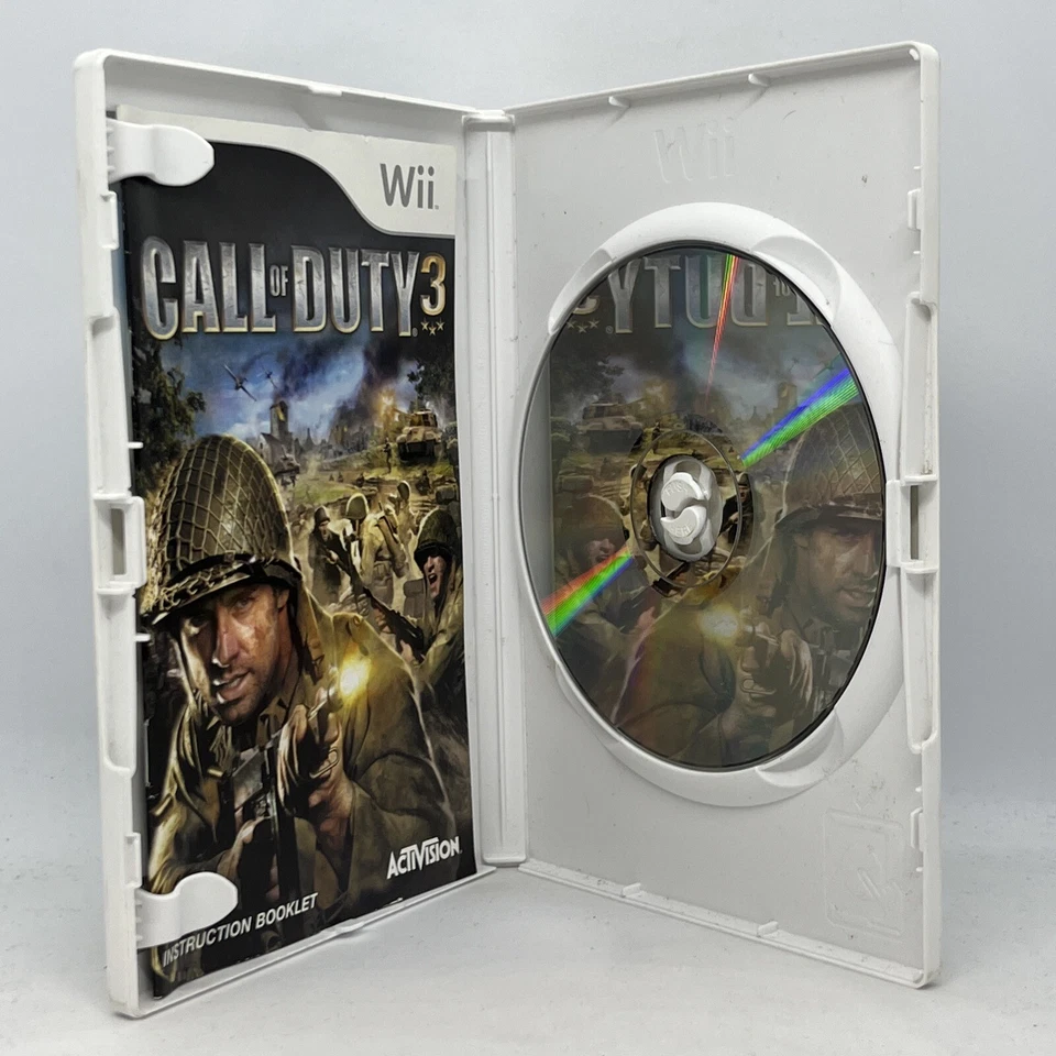 Call of Duty 3 Three III COD Wii Nintendo Game Free Tracked Post PAL - Image 4 of 4