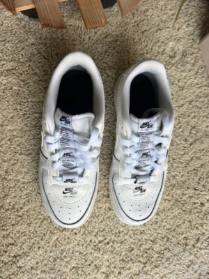 Nike Air Force 1 Men's Women's Sneakers CJ4092-100 Logos US size M
