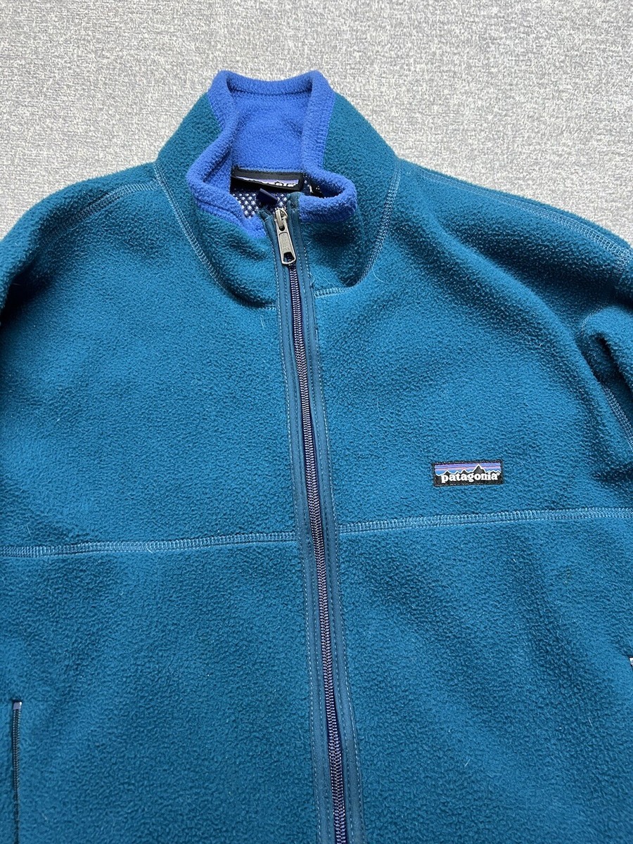 Vintage 90s Patagonia PEF Retro-X Deep Pile Fleece Cardigan Men M 