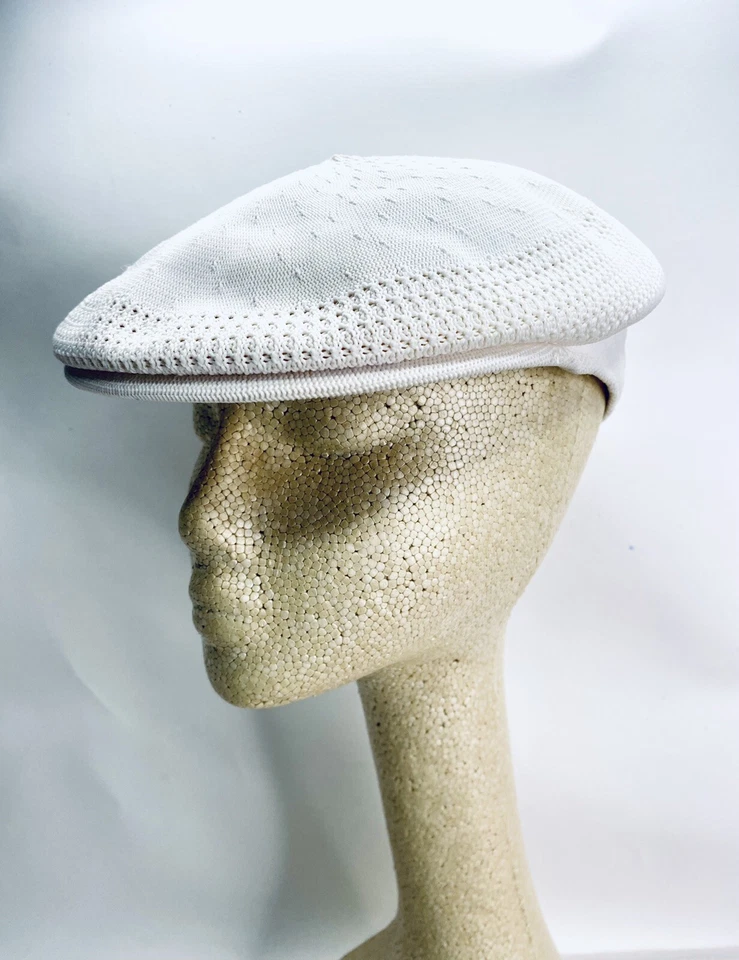 Винтажный Kangol шляпа белый тропический вентиляционный плоский крышка лба подушечка мужчин размер маленький - Изображение 2 из 4