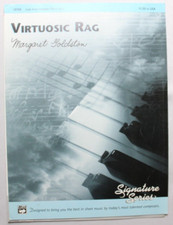VIRTUOSIC RAGE MARGARET GOLDSTON LATE INTERMEDIATE PIANO SHEET MUSIC