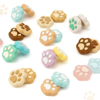 GeekShare Thumb Grips Set for Switch / OLED / Lite 4PCS Silicone Cat Paw Caps