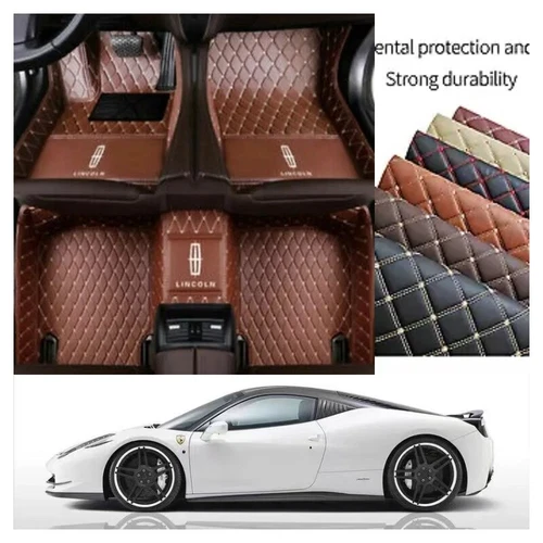 For Lincoln Nautilus Car Floor Mats Waterproof PU Leather Carpets Auto Liners - Bild 4 von 35