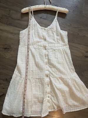 white babydoll dresses Frankies Bikinis - Paris Cotton Babydoll Dress main image 1