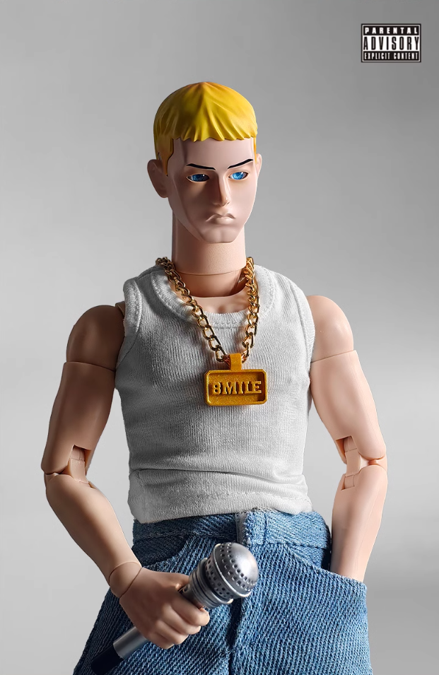 New Eminem 1/6 Action Figure, 8 Miles Slim Shady Album fit with
