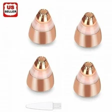 4pcs Eyebrow Trimmer Hair Remover Replacement Heads For Finishing Touch Flawless