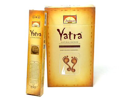 Parimal Yatra Natural Incense Sticks: 12 Packs, 17 gm each (Wholesale Bulk Lot)