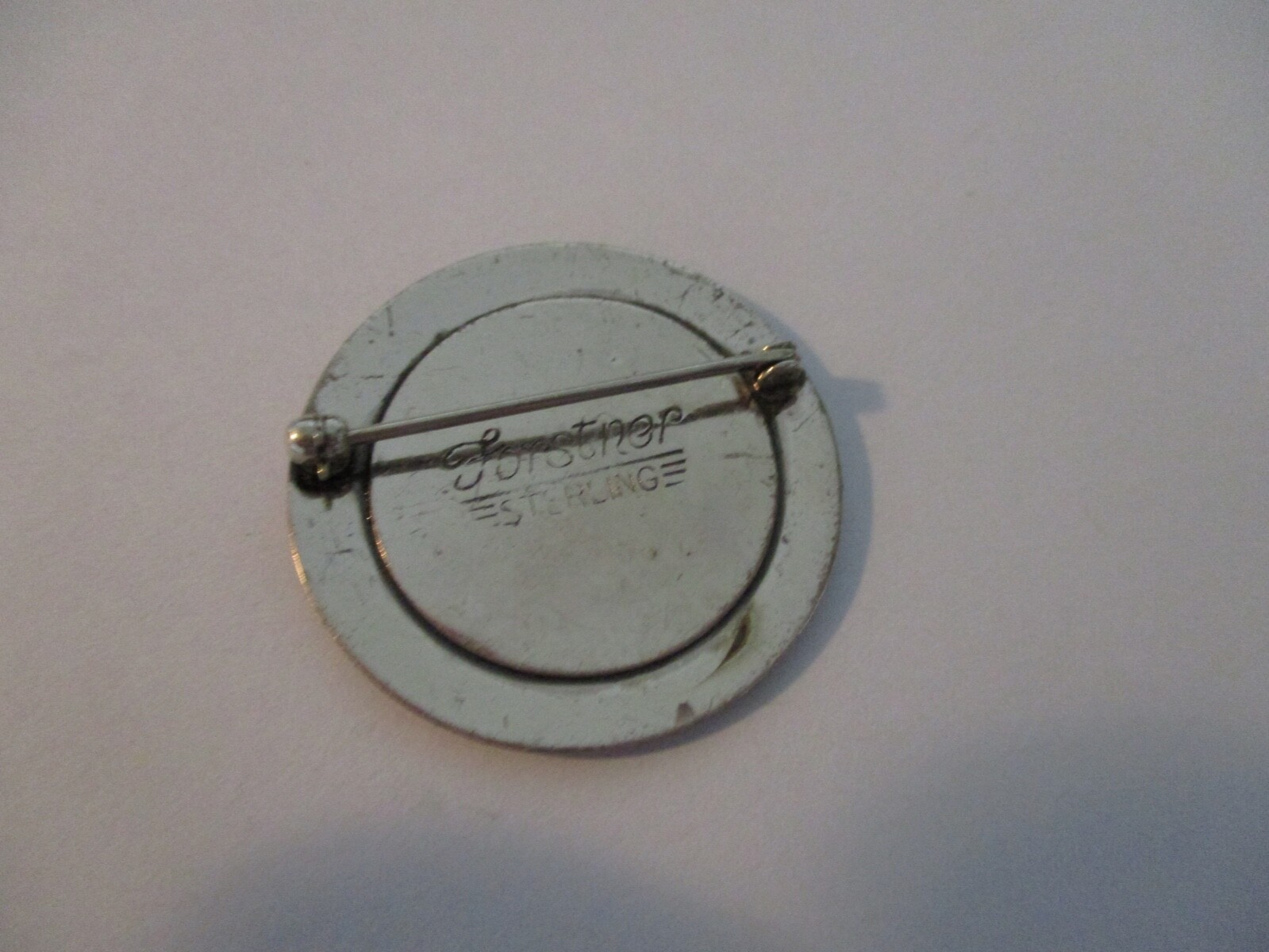 Signed Forstner Sterling Silver Maple Leaf Pin - image 2