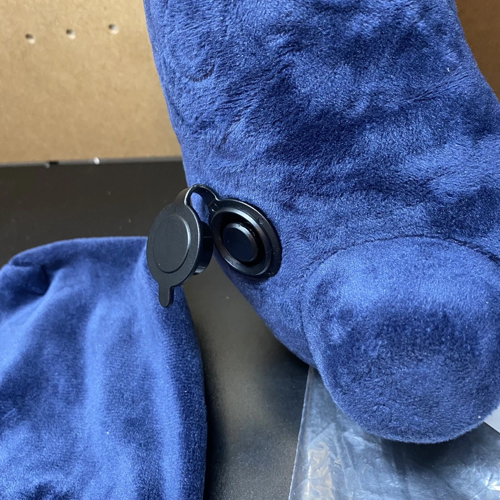 Travel Pillow Brand New with Tags Blue with Eye Mask, Earplugs, Travel Bag-Open Travel Pillow Brand New with Tags Blue with Eye Mask, Earplugs, Travel Bag-Open